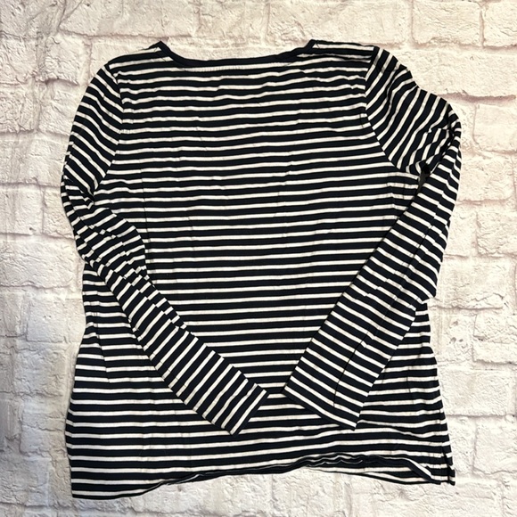 Talbots “Oh What Fun” Holiday Long Sleeve Tee, size medium - Picture 4 of 4